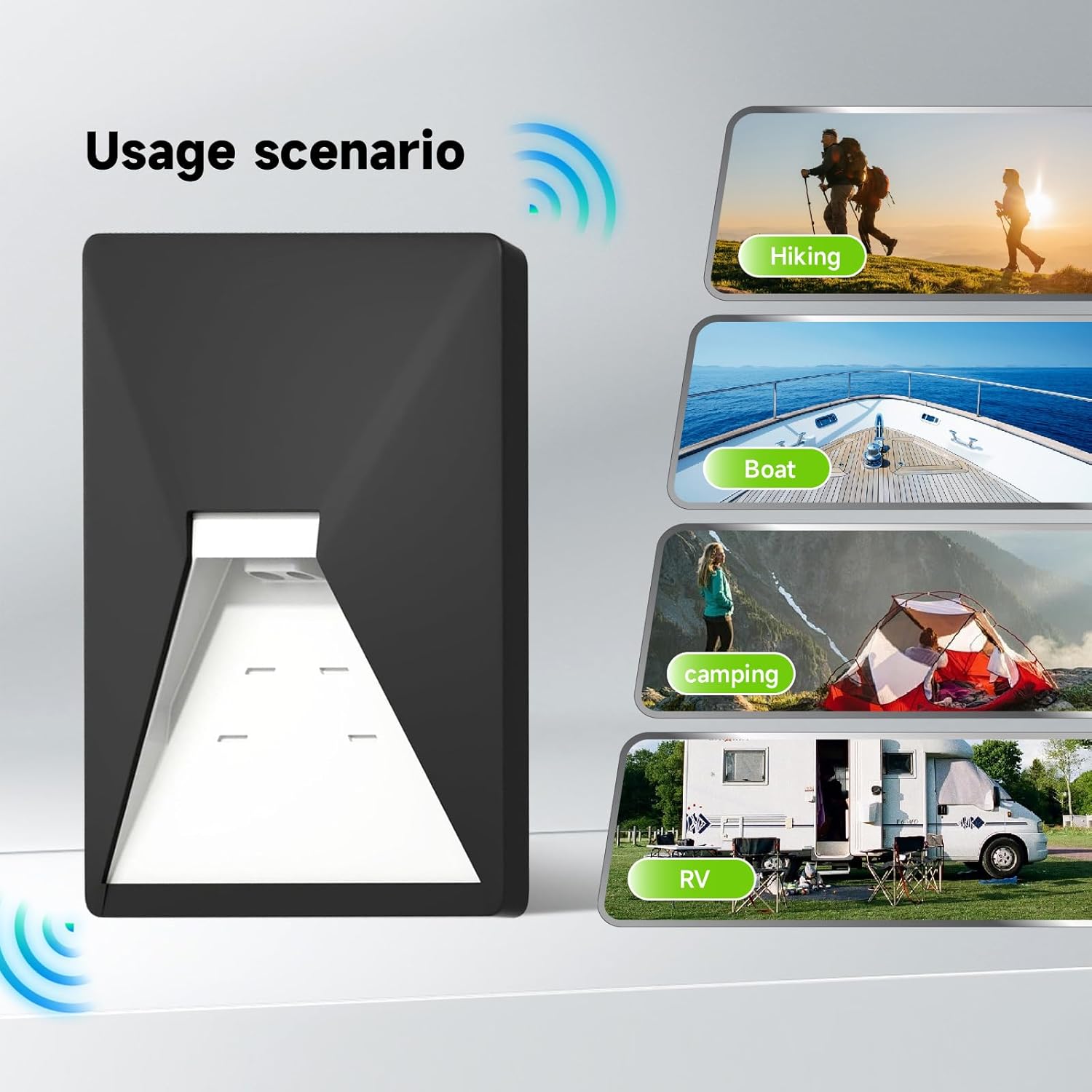 Starlink Mini Protective Cover-Liquid Silicone Starlink Mini Case-Accessories for StarlinkMini -StarlinkMini Cover with Anti-Reflective Sticker (Black) - Image 7