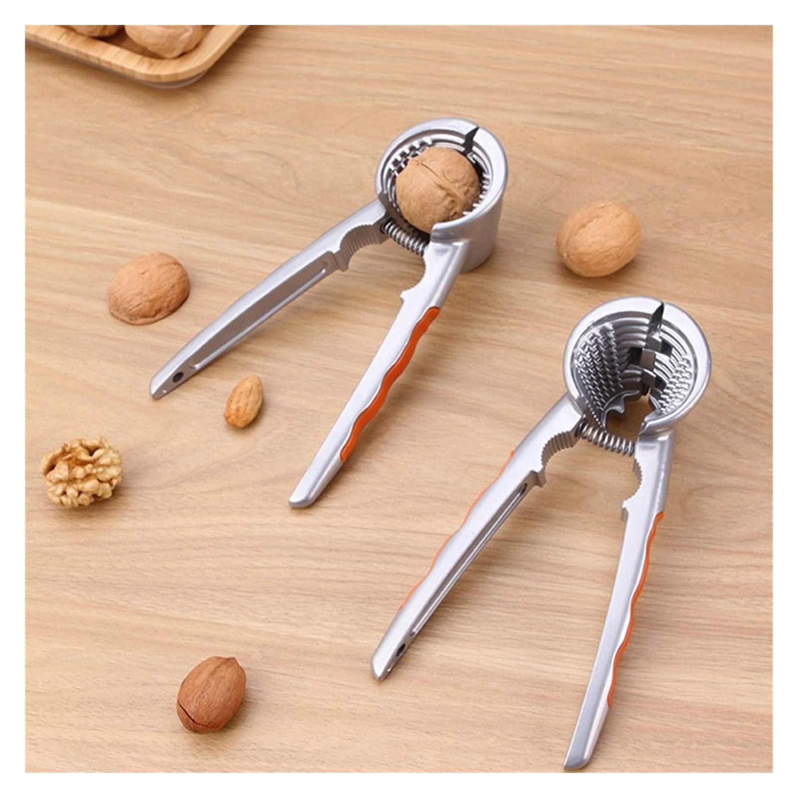 Clip Schiaccianoci, Schiaccianoci Home GADGET DI GADGET DI GADGET Frutta Strumenti di verdure di frutta Castagno Clip dado Cracker Apriscatole Apri achè Pinze Noce Metallo Cuttella taglierina Apri Fru