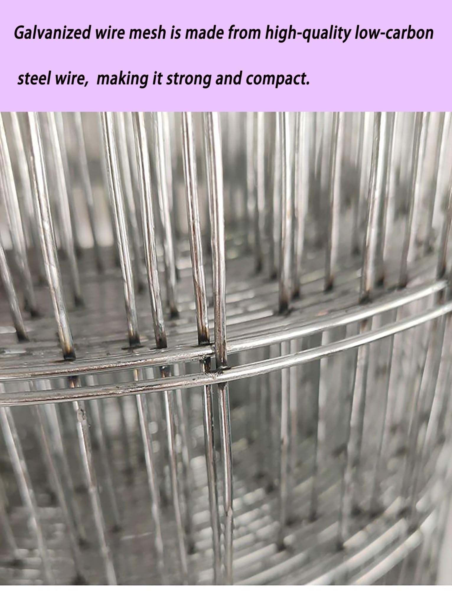 Genérico Malla de Alambre galvanizado de 1,5 x 10 cm - Malla metálica Resistente for gallineros, conejeras, cercas de jardín y Refuerzo de estuco(500x150cm)