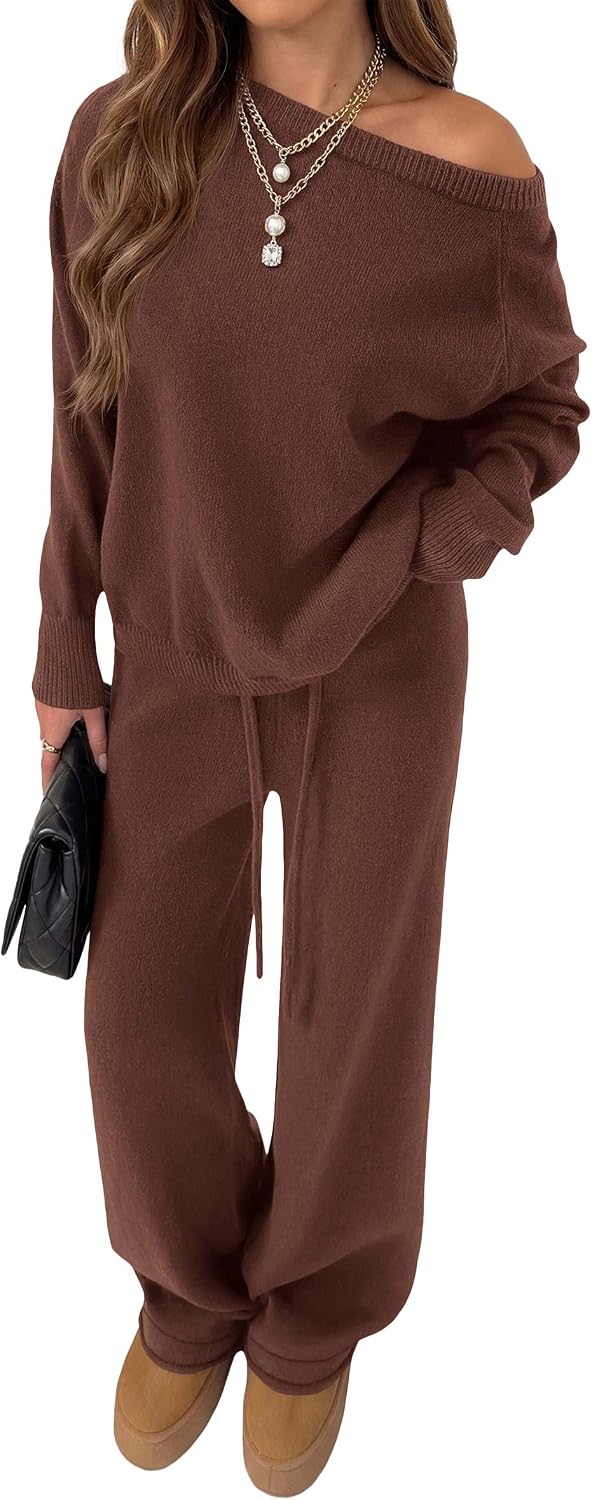 PRETTYGARDEN Lounge Sets Womens Sweaters Two Piece Outfits