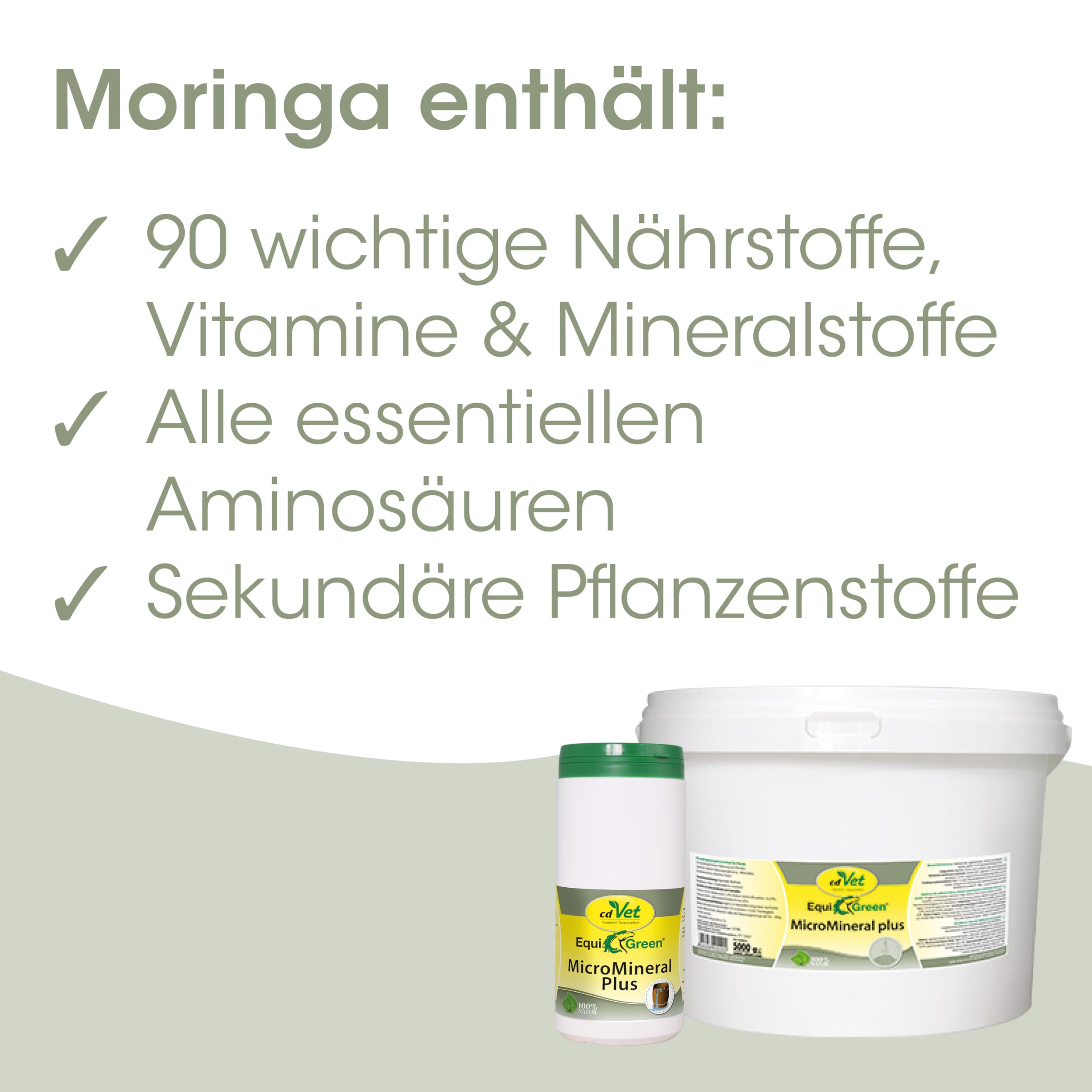 cdVet EquiGreen 100% Natur Micromineral Plus Nahrungsergänzungsmittel für Hunde, 4 kg