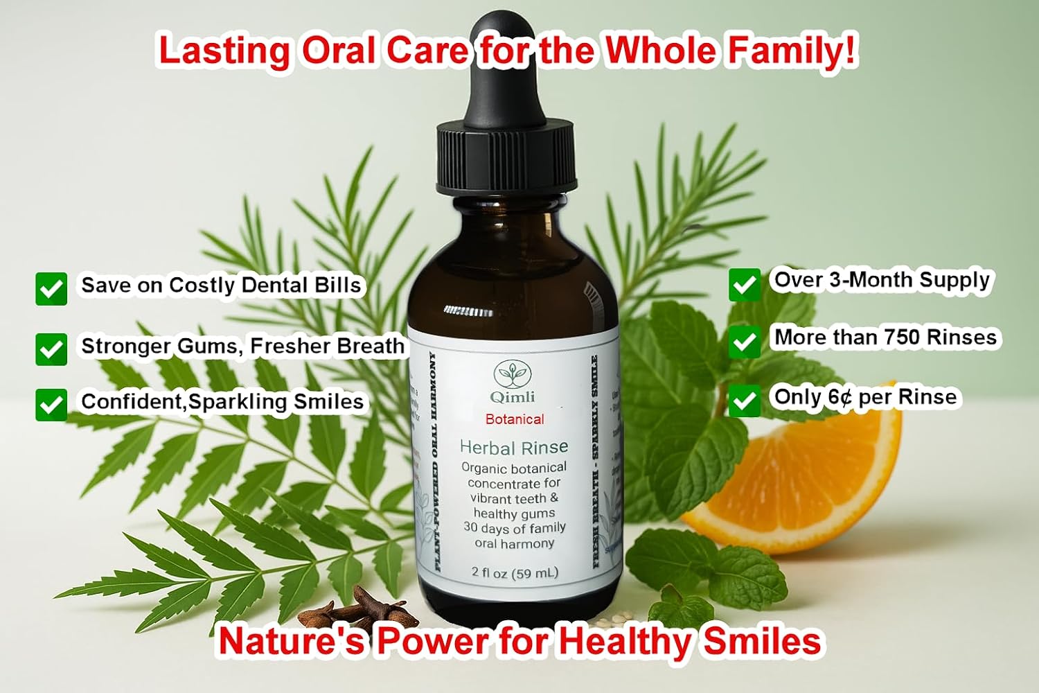 Life Herbal Oral Rinse Concentrate, 2 fl oz image 4