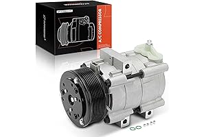 A-Premium Air Conditioner AC Compressor with Clutch Compatible with Multiple Ford & Lincoln Models