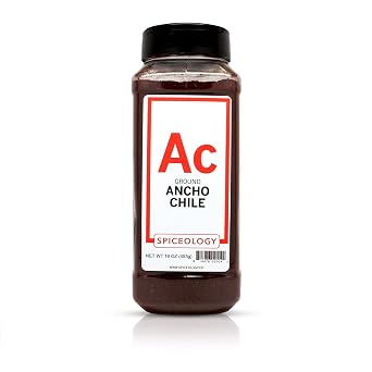 Spiceology - Ground Ancho Chile - Ancho Chili Pepper Powder - 16 ounces