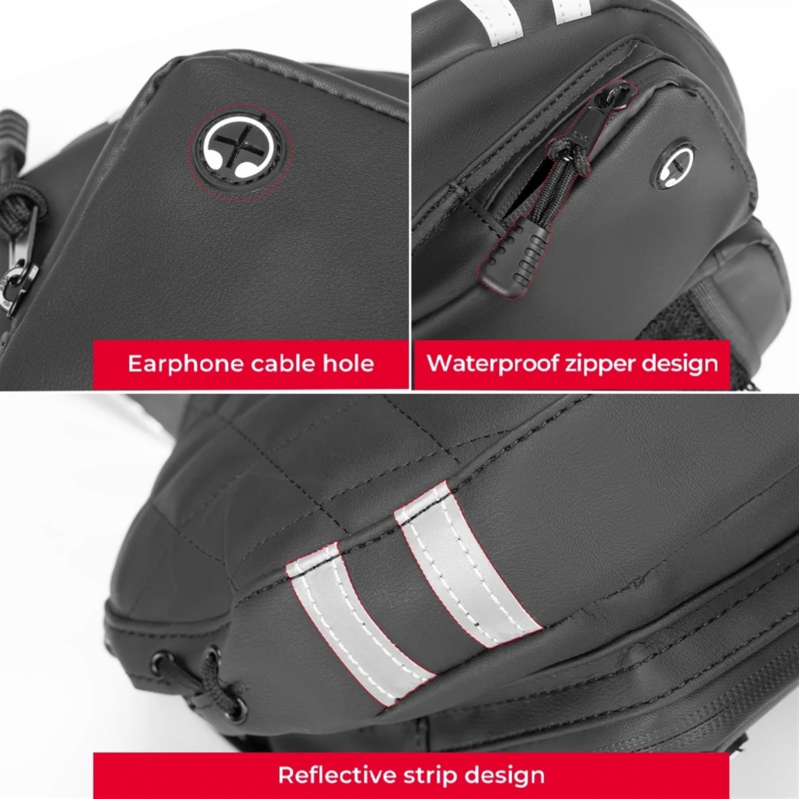 Borsa Da Sella Per Moto Road Glide | JIYIFOUHY Sissy Bar Organizer In Ecopelle | Tasca Impermeabile E Porta Bevande - 4