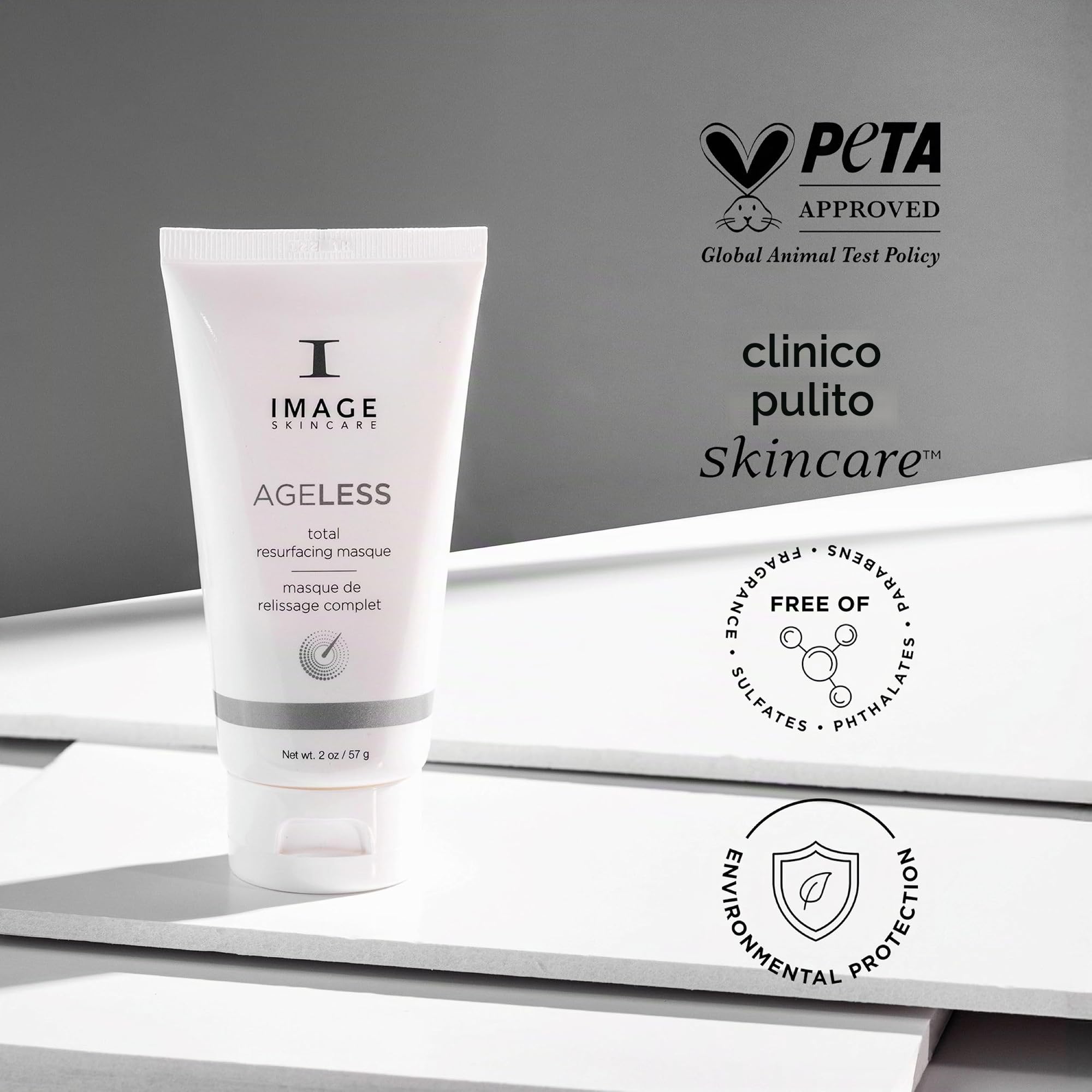 Image Skincare | Maschera Antiage, Illuminante, Antimacchie | Con Effetto Scrub | Formulazione rimpolpante | Ageless Total Resurfacing Masque | 57 Ml