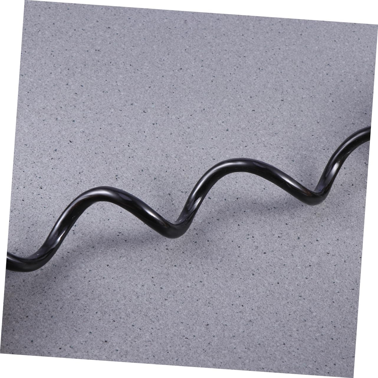 Trailer Cable 2m Long Double Prong Male Plug 13 Wire Spring Coiled for Trailer Black