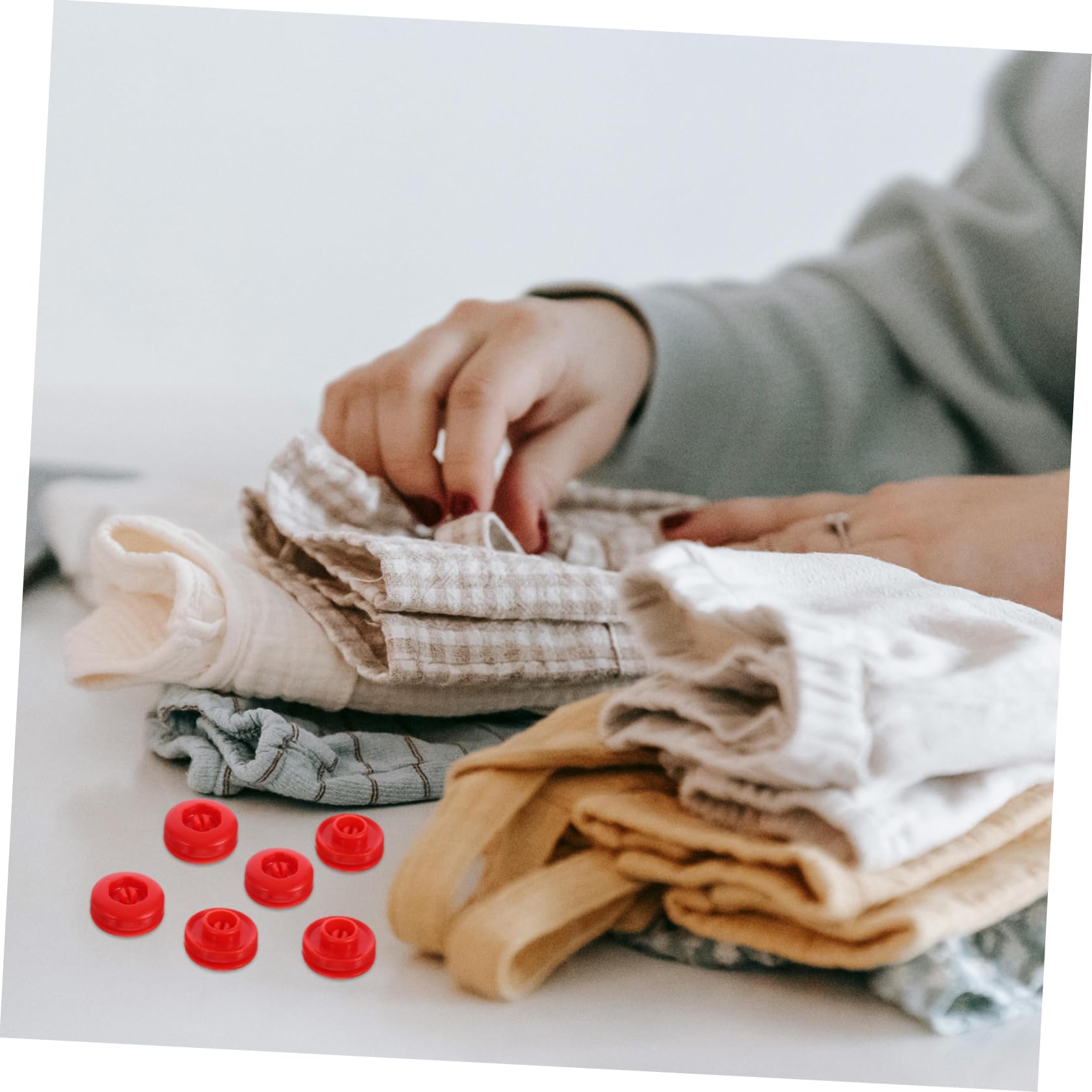 NUOBESTY 300sätze Kunststoff Druckknöpfe Für Diy Kleidung Einfach Zu Verwendende Sichere Und Haltbare Snaps Für Kreative Bastelprojekte Und Babybekleidung
