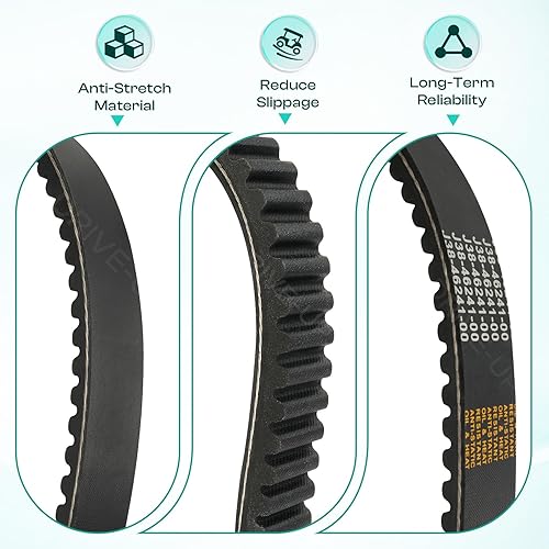 Miniatura 4 de Drive-up Correa de transmisión para carrito de golf para Yamaha G2 G8 G11 G14 G16 G20 G21 G22 G29 OEM # J38-46241-00