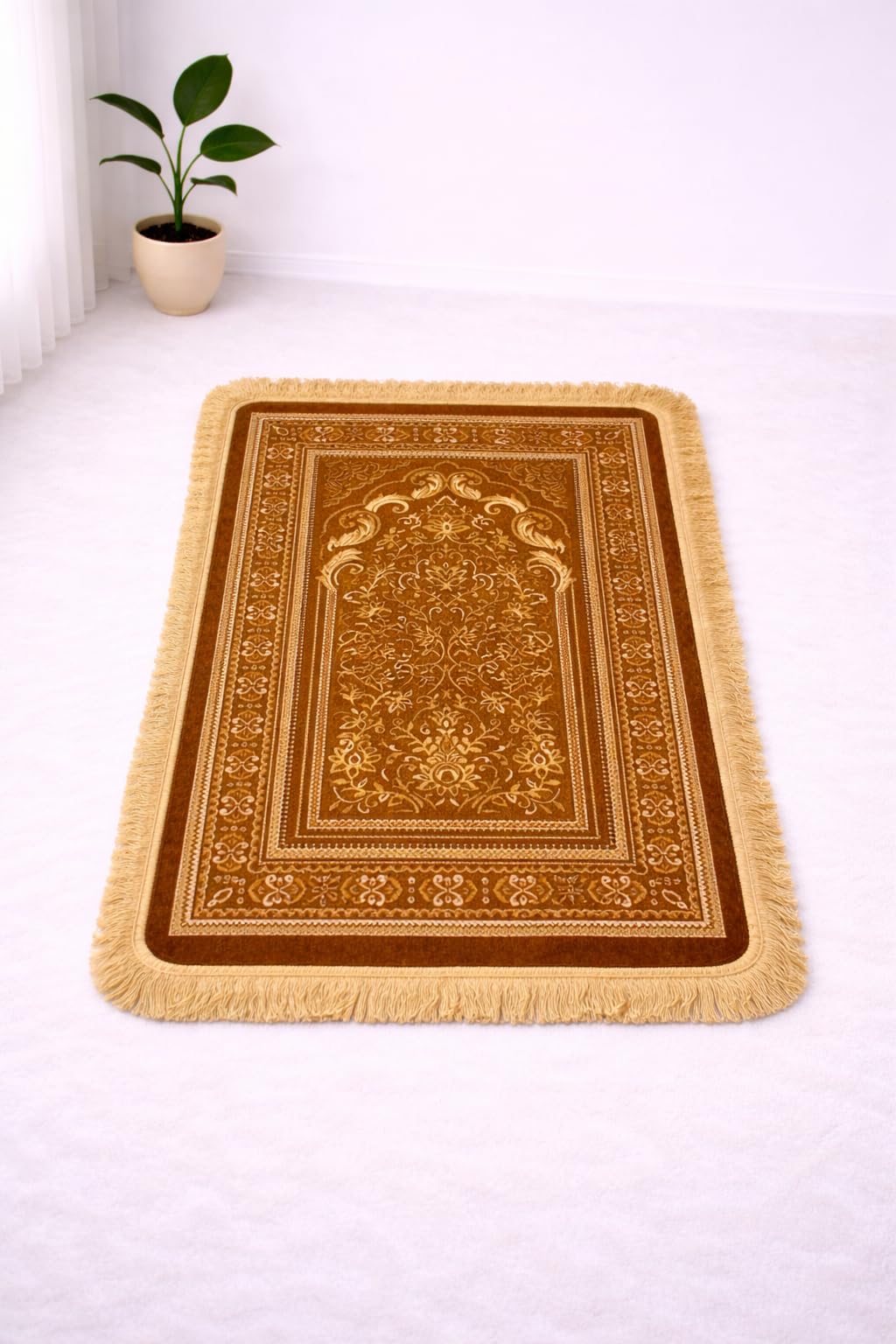 Janamaz Prayer Mat - Velvet, Aasan, & Comfortable -10