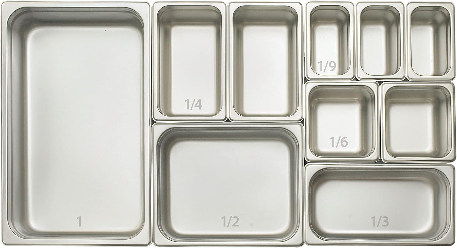 Winco Anti-Jamming Steam Pan, 1/6 by 6-Inch, 24-Gauge