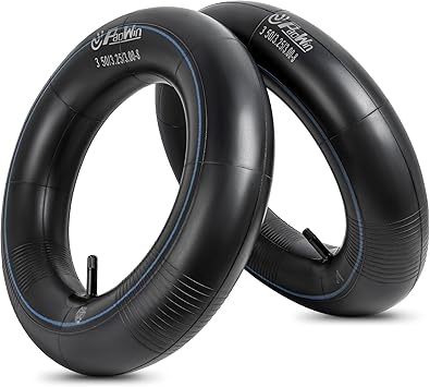 2 PCS 3.50/3.25/3.00-8 Replacement Inner Tubes with TR13 Straight Valve Stem Compatible with Wheelbarrows, Mowers, Hand Trucks and More 3.50-8 3.25-8 3.00-8 Tire Tubes