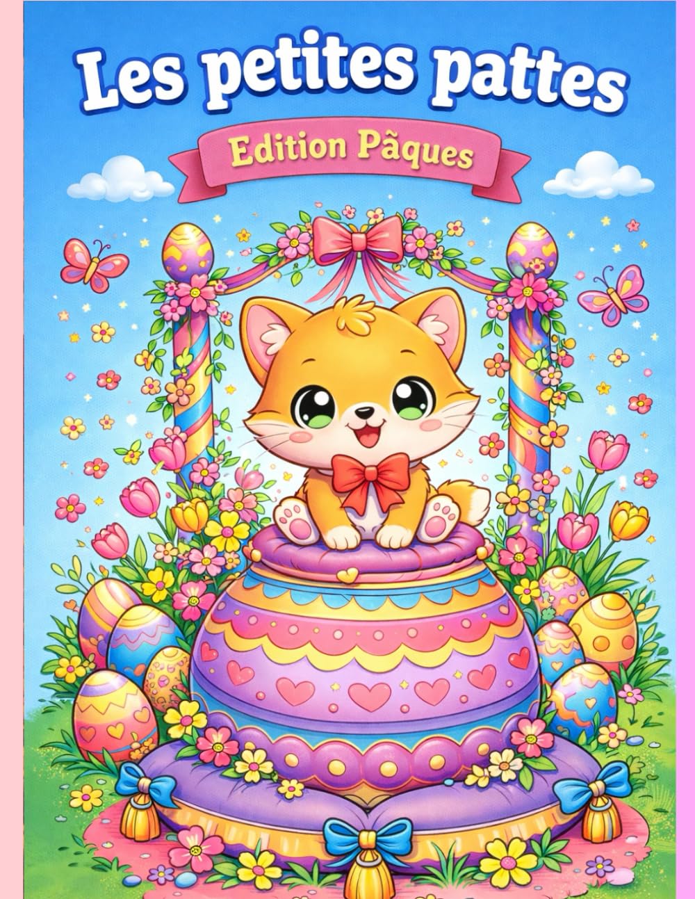 Les petites pattes: Édition pâcques livre à colorier