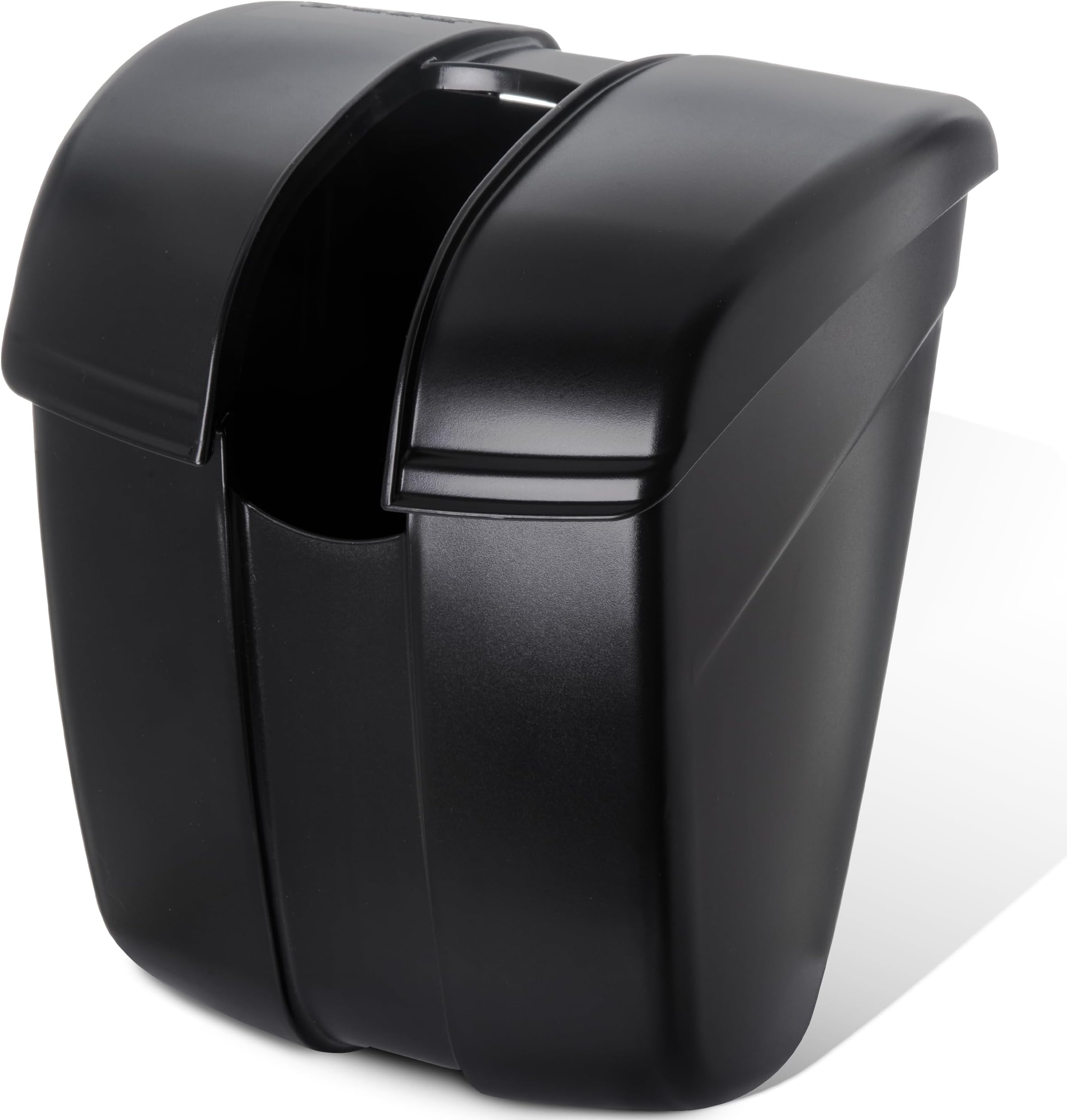 San Jamar Saf-T-Ice Plastic Scoop Caddy for Scoops, 86 oz, Black