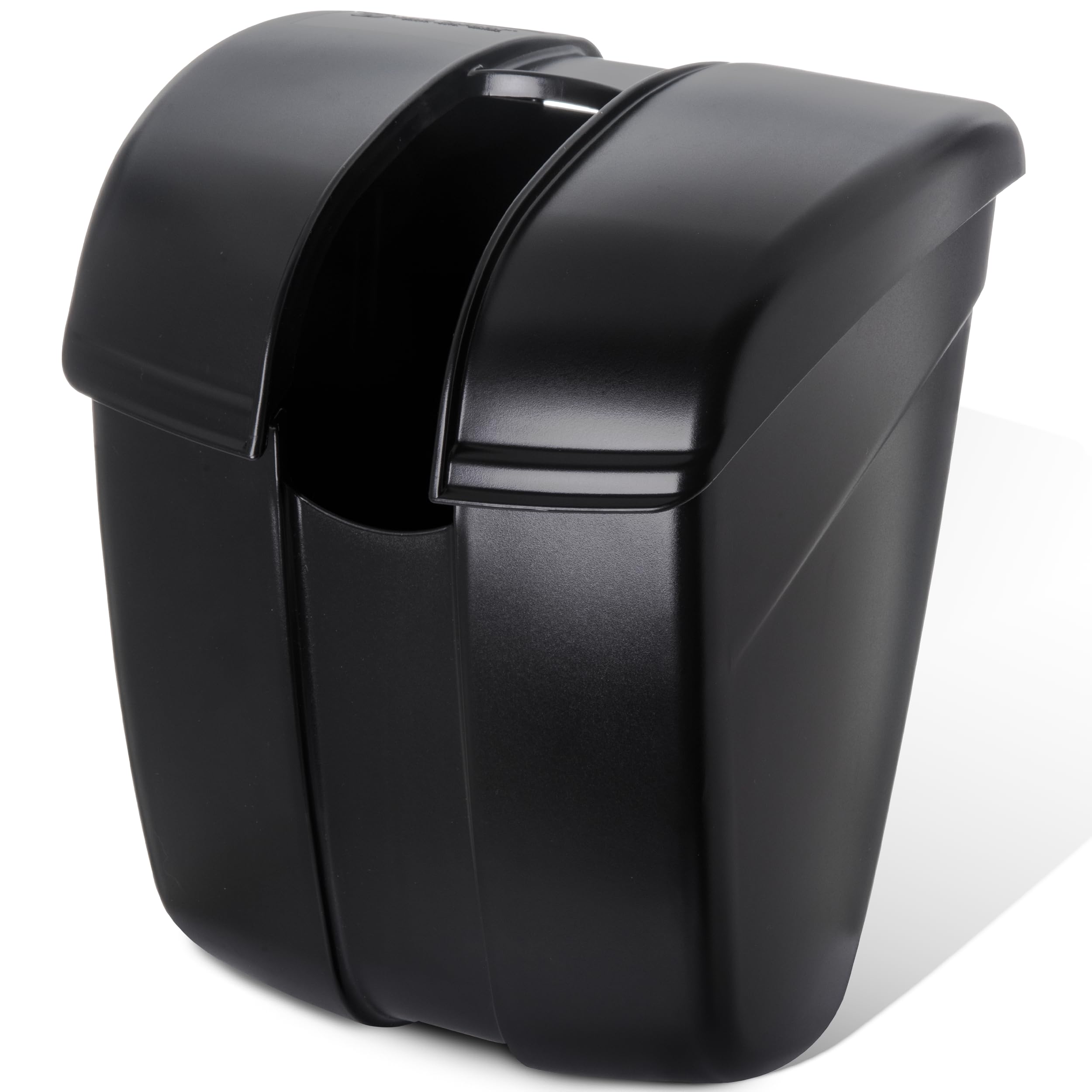 San JamarSaf-T-Ice Plastic Scoop Caddy, Scoop Holder with Universal Compatibility for Restaurants, Bars, Black