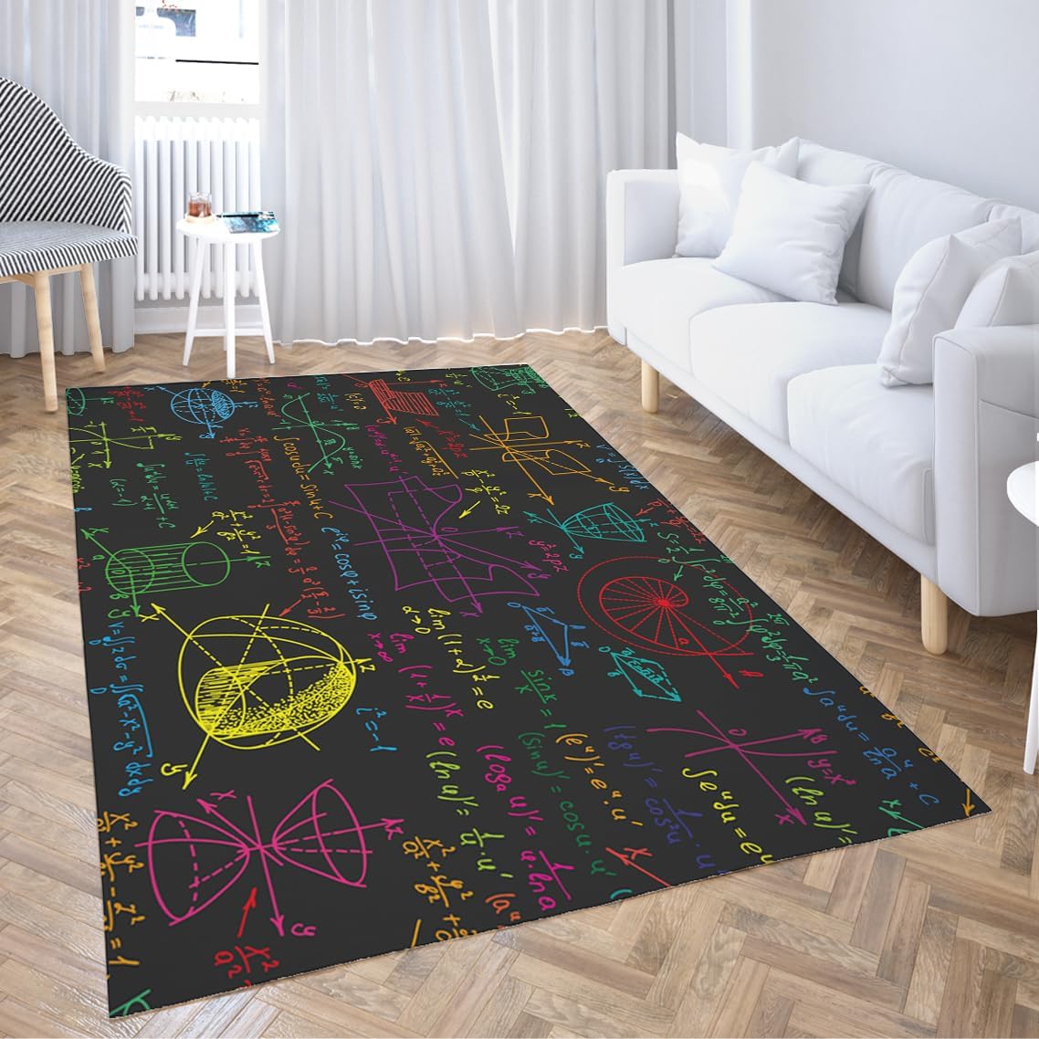 Area Rug 2'x 3' Vintage Compass World Map Wind Rose and Rope Knot Super Soft Comfort Anti-Slip Modern Washable Casual Rug Home Decor Bedroom Living Room