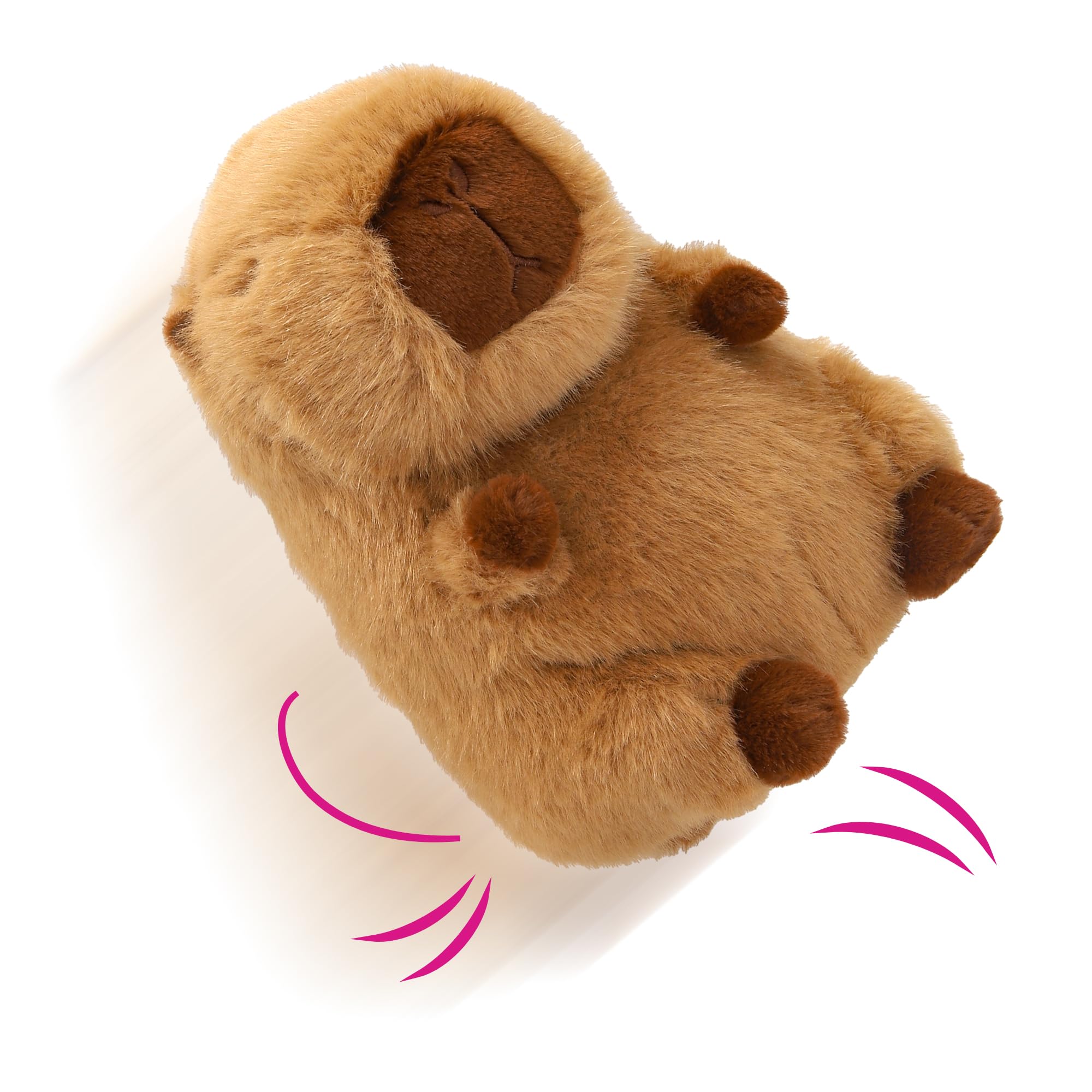 Club Petz BIM BAM CAPYBARA Peluches con Funzioni Speciali Un Capibara Che Vibra Facendolo Saltellare Mentre Emette Suoni Buffi. Dai 3 anni in su