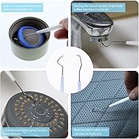 Vista 2 de Juego de cepillos de limpieza pequeños para el hogar, barra de limpieza para detalles de ventilación de automóvil, herramienta de limpieza de huecos