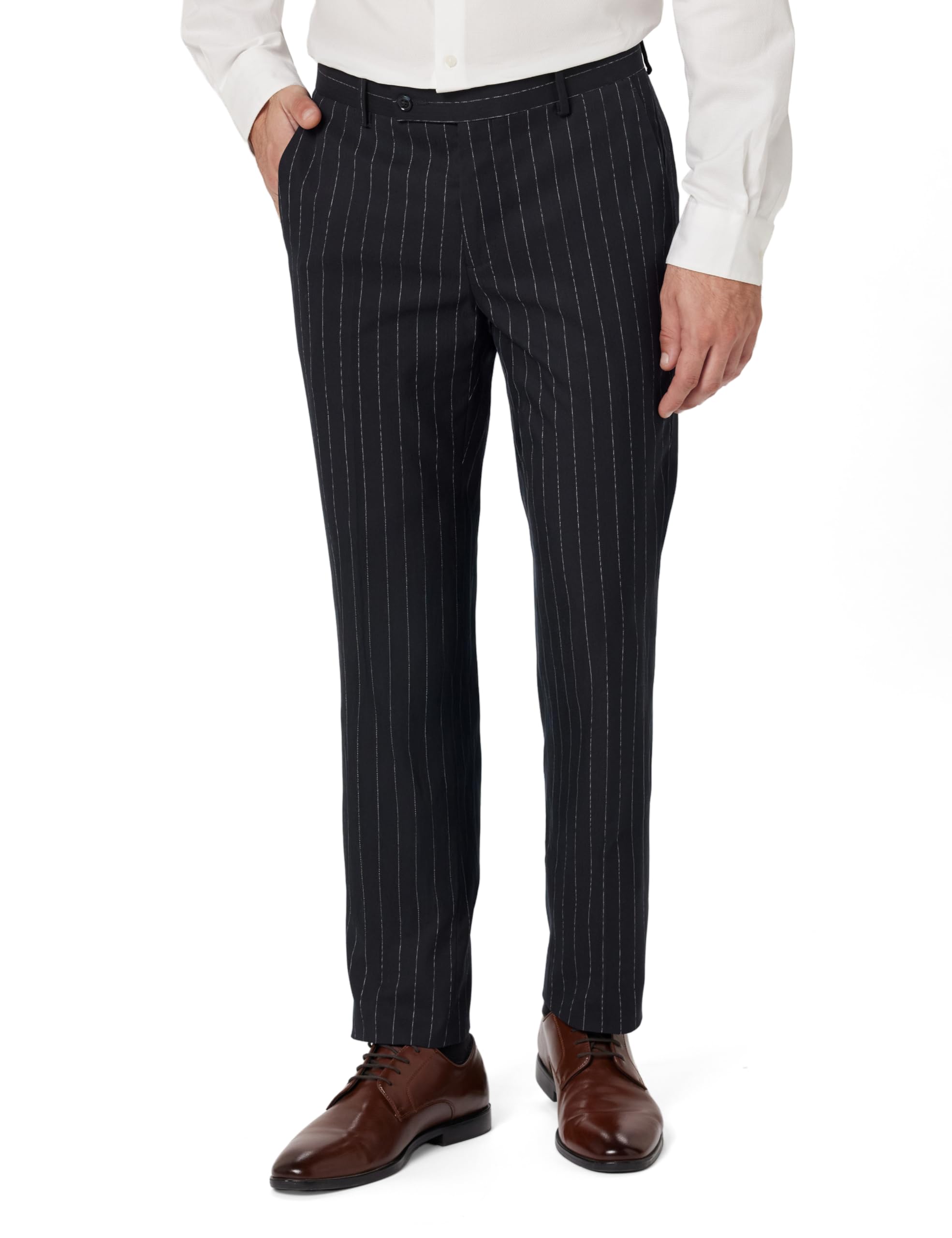 arrow Men's Tapered Fit Mid Rise Pants-picture-18