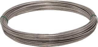 Hillman 14 Gauge Galvanized Solid Wire 100 Ft Coil - Durable Rust-Resistant for Fencing, Tying & DIY