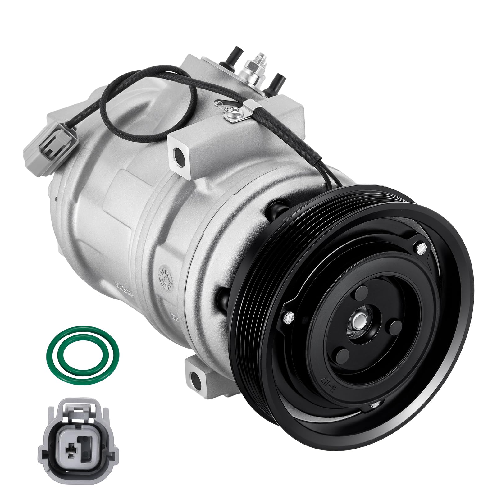 BDFHYK 78383 Air Conditioning AC Compressor with Clutch Compatible with Acura CL 2001-2003, TL 1999-2003, 3.2L V6, Fit for Honda Accord 2001 2002 2.3L l4 &amp; 3.0L V6, Gas, Replaces 638839, 6512111