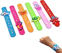 Vista 12 de Pulseras de silicona con temática de mariposa (paquete de 6) para adultos