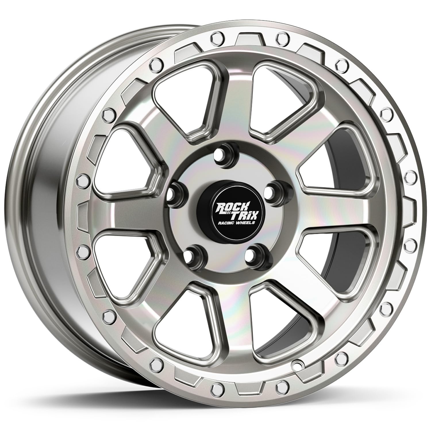 Amazon.com: RockTrix RT116 17 inch Wheel Compatible with Jeep