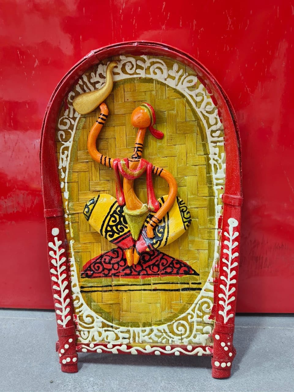 Hast Shilp Bamboo Wall Decor - Handcrafted Art -4