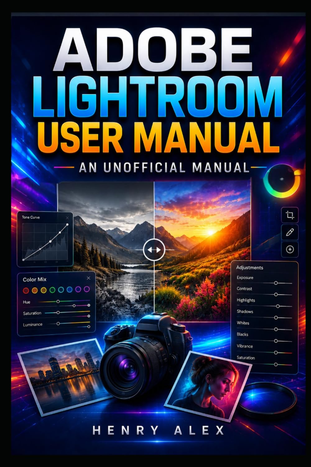 Adobe Lightroom User Guide: An Unofficial Manual for Mastering Professional Photo Editing, Color Correction, and Workflow Automation.