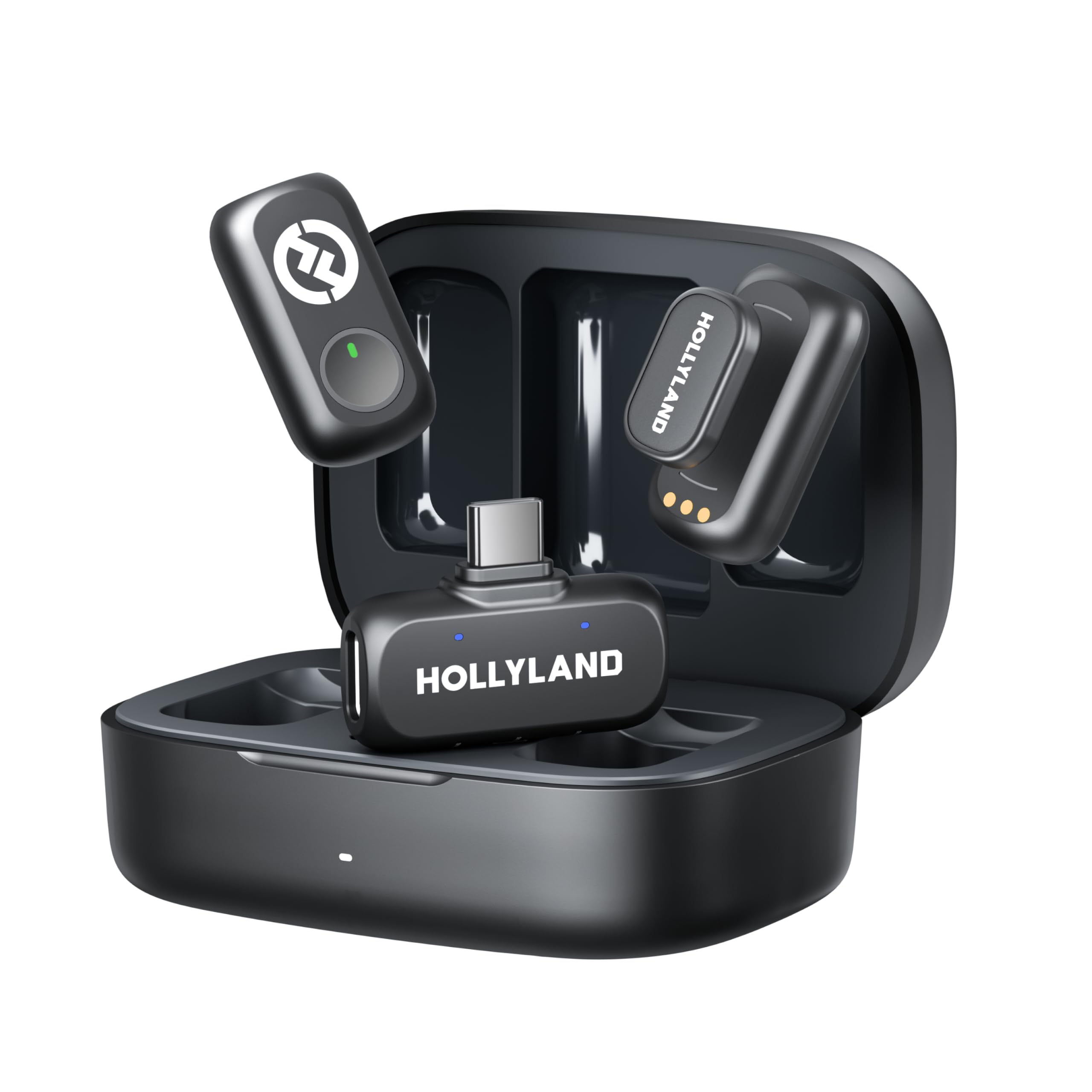 Amazon.co.jp: Hollyland LARK A2（2TX+1RX+充電ケース）ワイヤレス