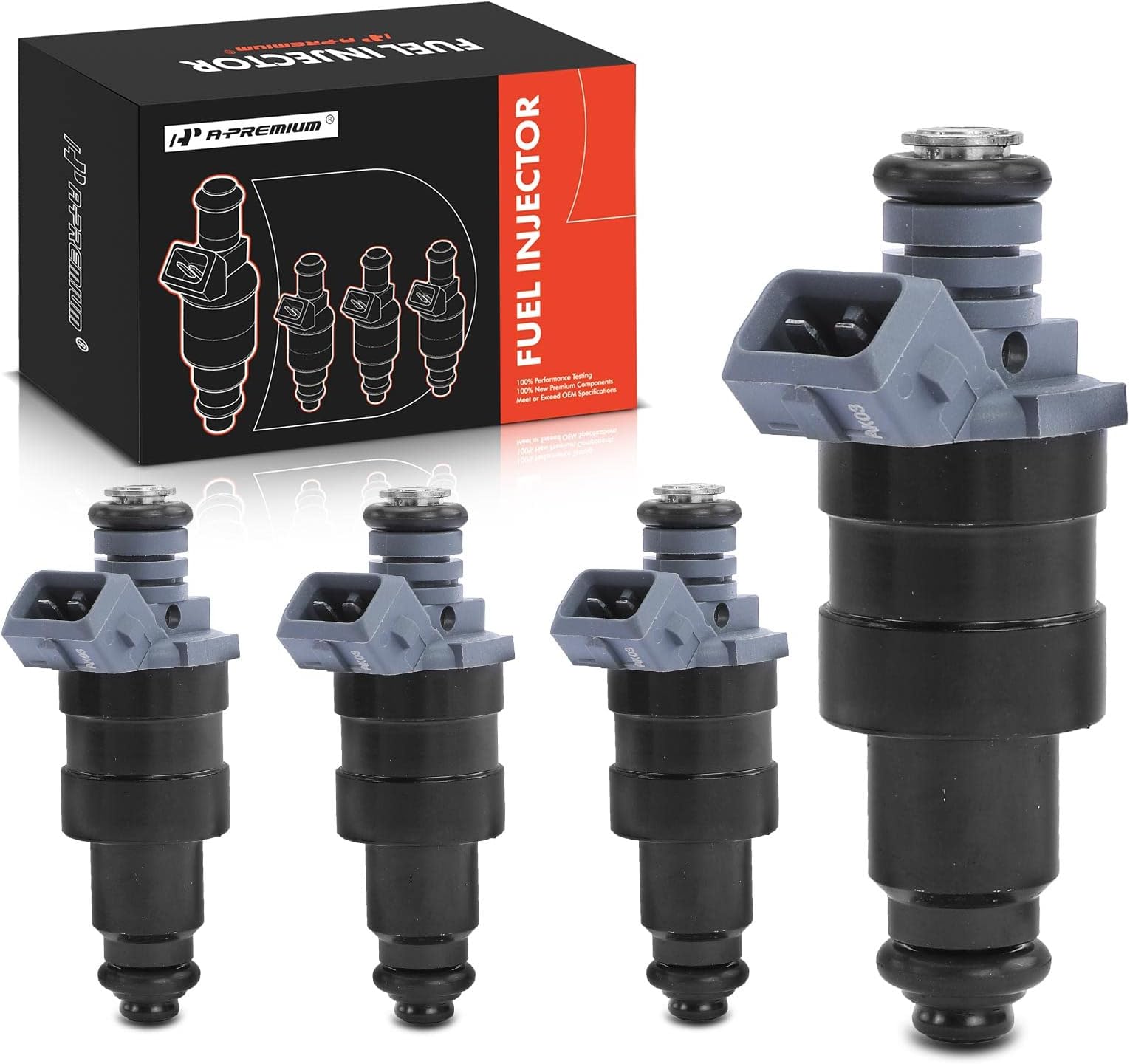 4 inyectores de combustible 0280150941 compatibles con Ford 87-93 ...