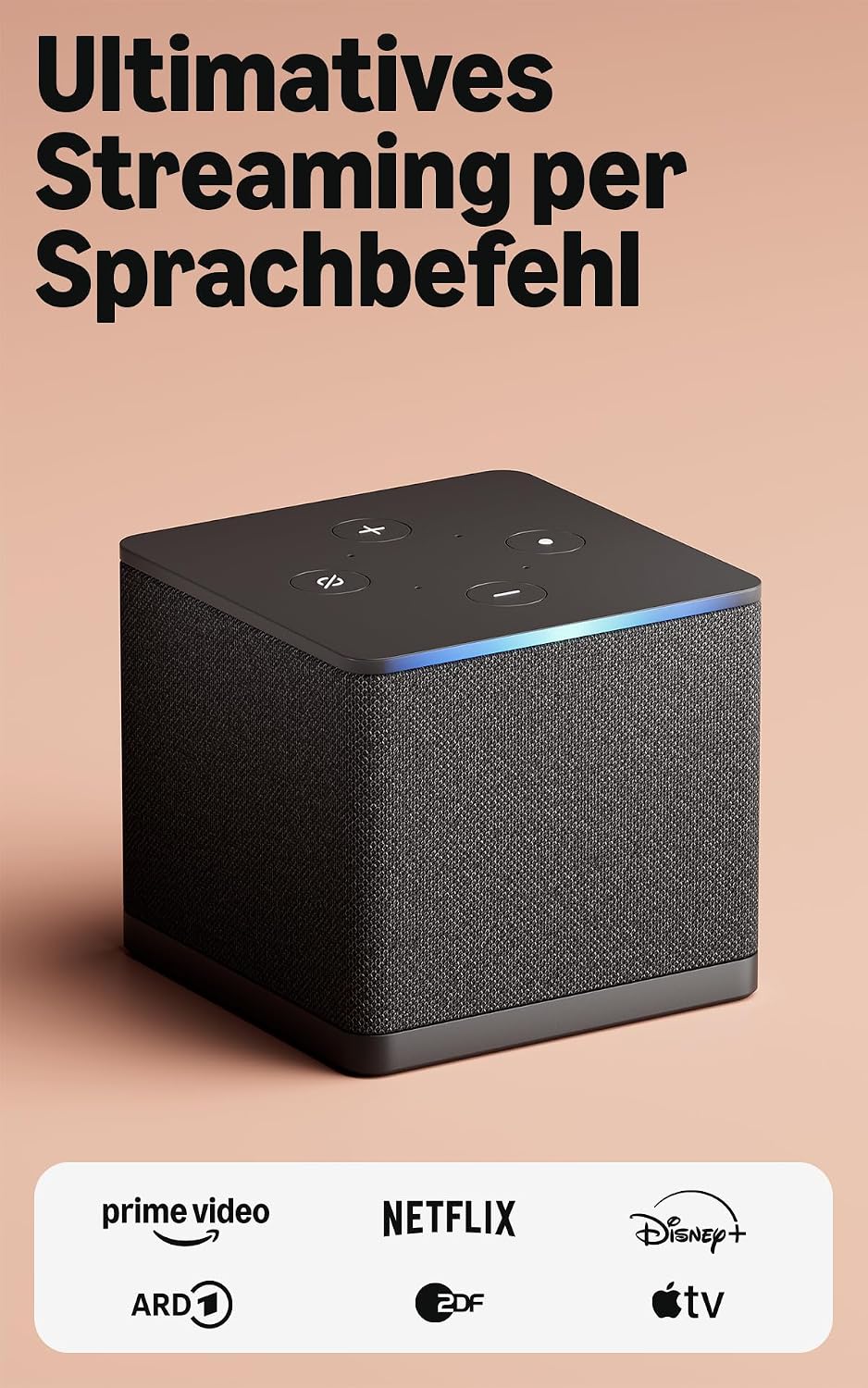 Amazon Fire TV Cube Newest gen Hands-free streaming media player with Alexa Wi-Fi 6E 4K Ultra HD