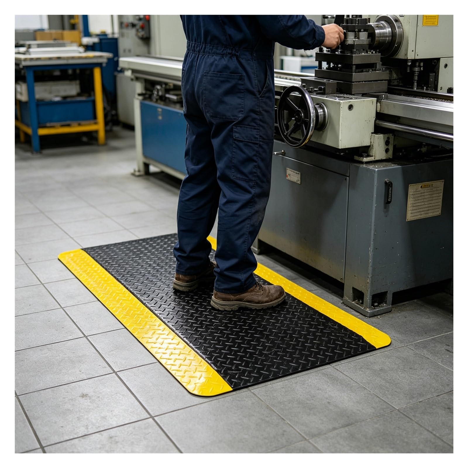 SRNSAEB Alfombrillas antifatiga Tapete Conductor Antifatiga Y Ergonómico: Espesor De 2, 2,5 O 3 Cm; Alfombrilla De Seguridad para Aliviar La Tensión Y Reducir El Dolor De Piernas | T 2cm(4/5"),85x85cm/34x34in