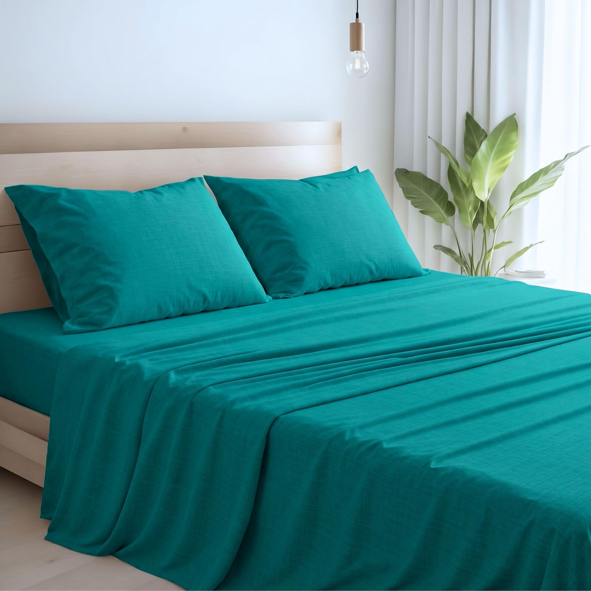 Parure de lit pur coton respirant contre la transpiration nocturne parure ocean