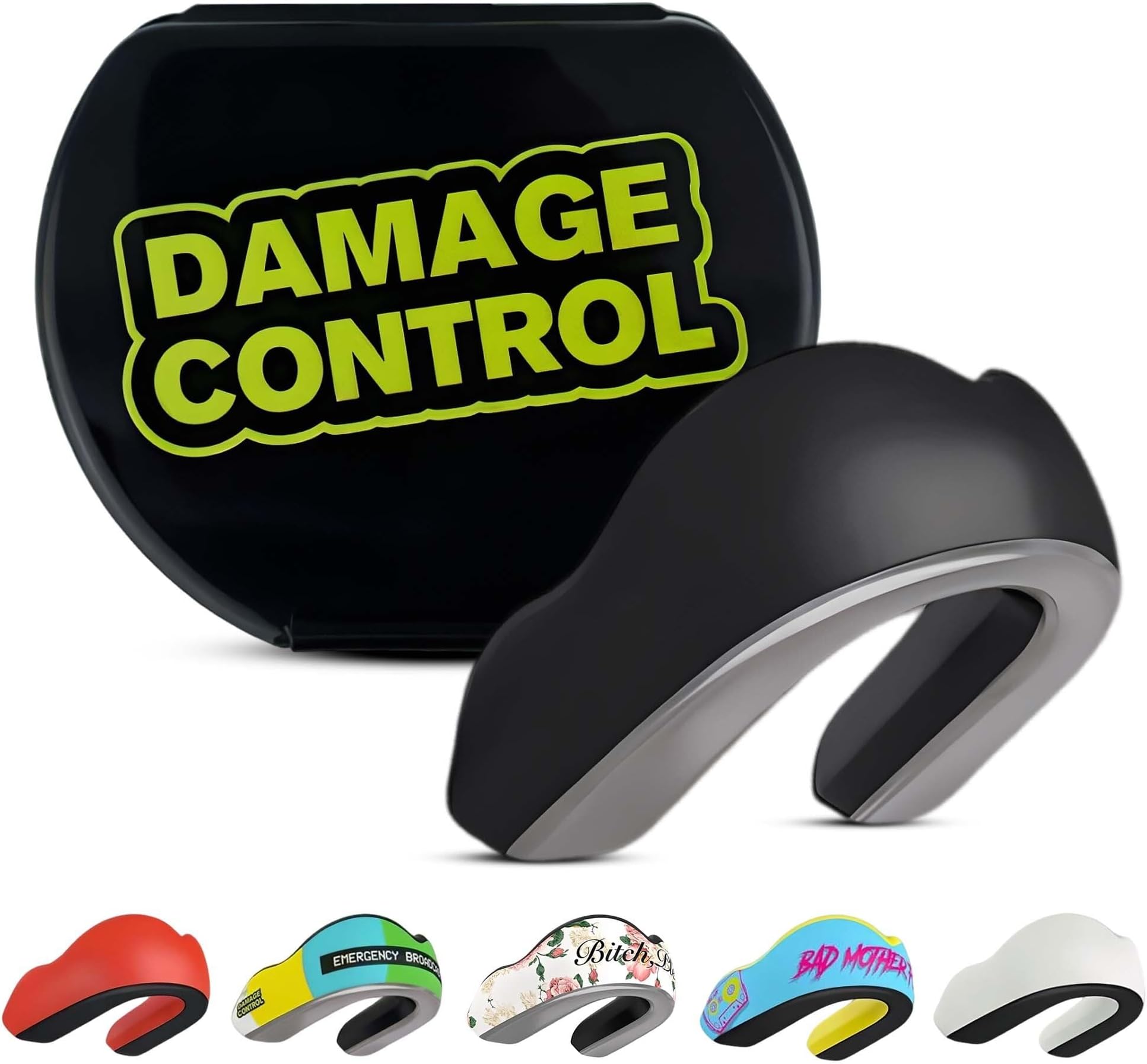 Extreme Impact Mouth Guard – Sports Mouthguard for Boxing, MMA, BJJ, Hockey, Rugby, Lacrosse, & More – Mouthpiece for Teeth & Jaw Protection, for Youth & Adults (Adult, Black)