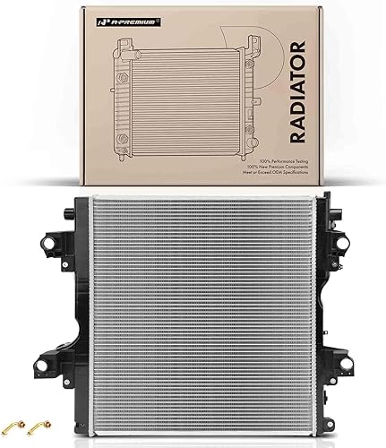 Miniatura 7 de A-Premium Conjunto de radiador de refrigerante del motor compatible con Toyota LandCruiser Prado 2015-2021, AWD, transmisión automática