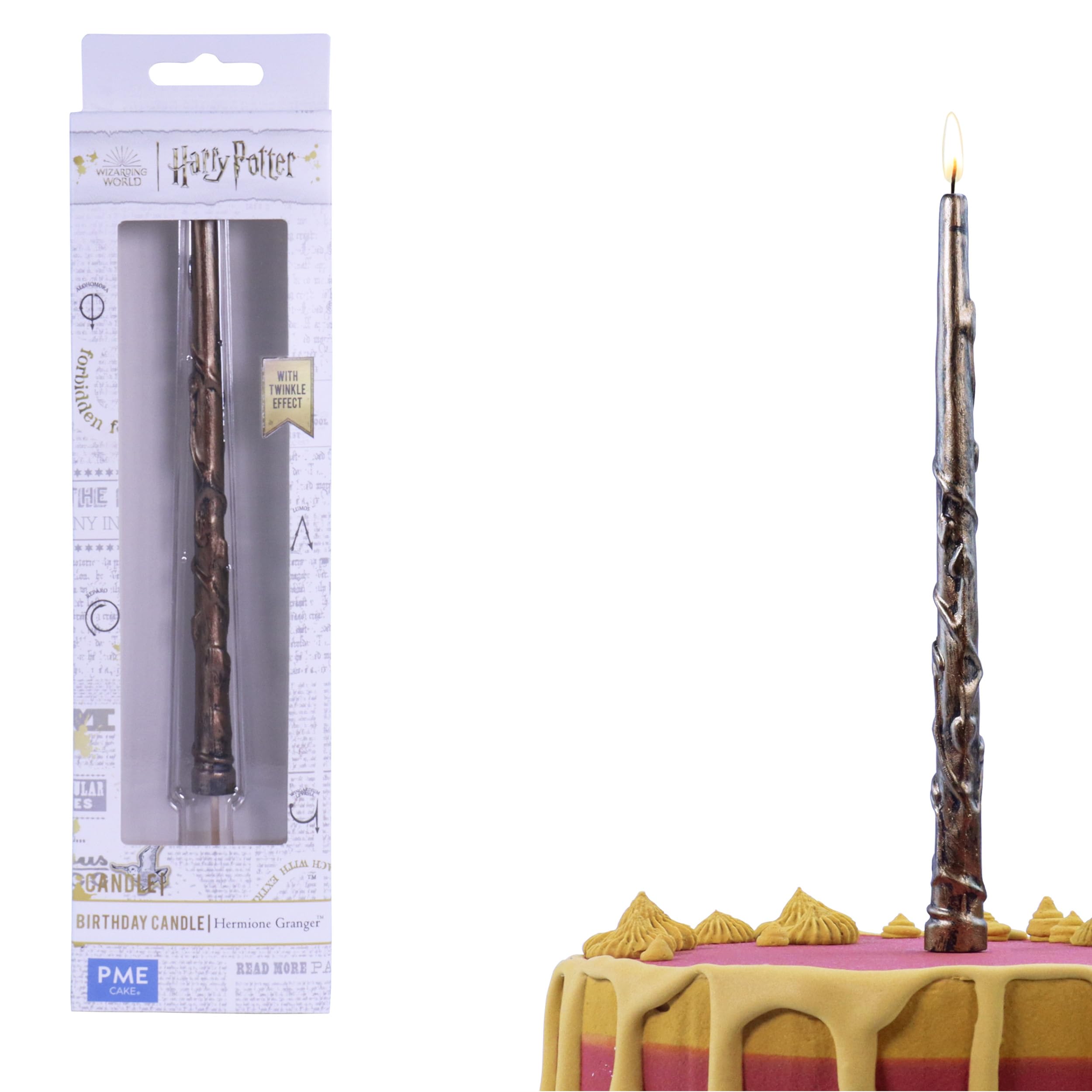 PME Harry Potter Wand Candle, Hermione Granger (23cm / 9inch Tall)