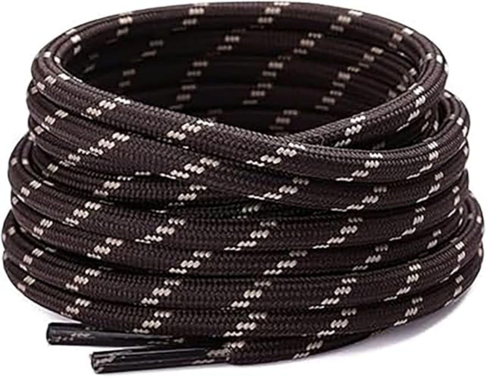 Heavy-Duty Round Shoelaces for Work Boots and Hiking[1 Pair],Premium Quality, 55Inch (140CM)