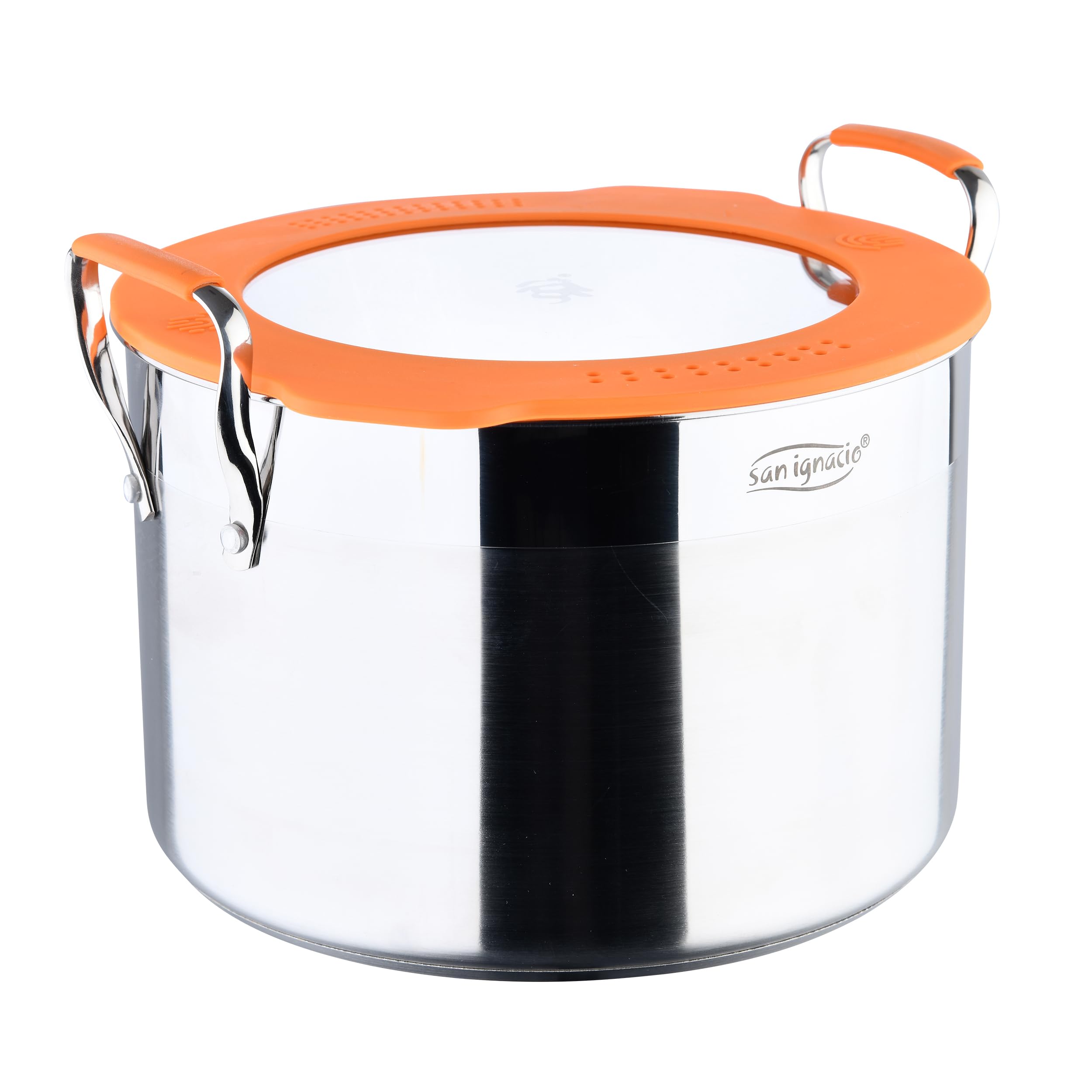 Cacerola ø24cm s/s induccion con tapa compact