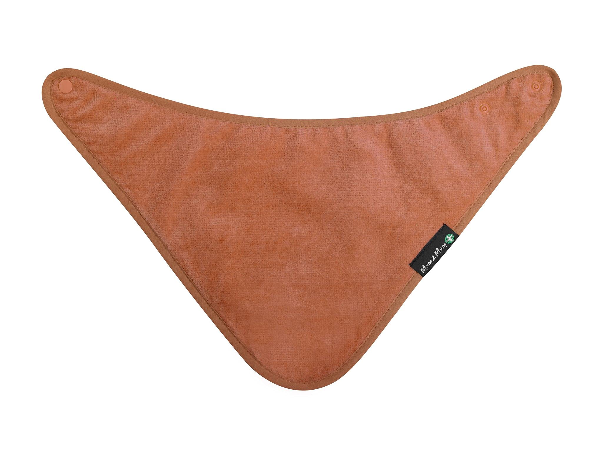 Mum 2 Mum Plus Rust Youth Bandana Bib For Special Needs In