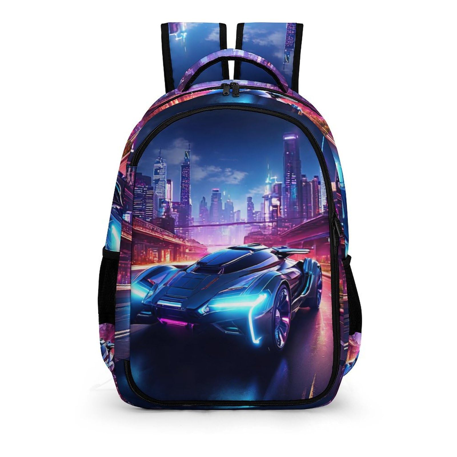 Cartable Garçon CP Mode Cartable Voiture de sport Filles Sacs Course D'école Scolaire Pour Ado Enfant Sac A Dos Pour Ordinateur Portable Loisir De Voyage