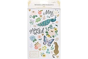 Maggie Holmes Woodland Grove Sticker Book with Gold Foil Accents