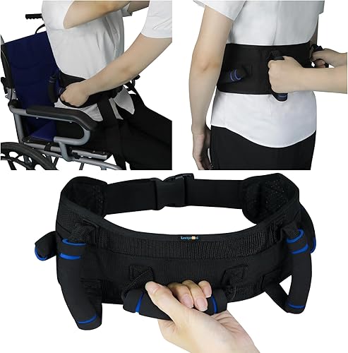 Miniatura 12 de Cinturón de marcha, Cinturones de marcha para personas mayores, Cinturón de marcha con asas, Cinturones de puerta médicos para ancianos, Cinturón de