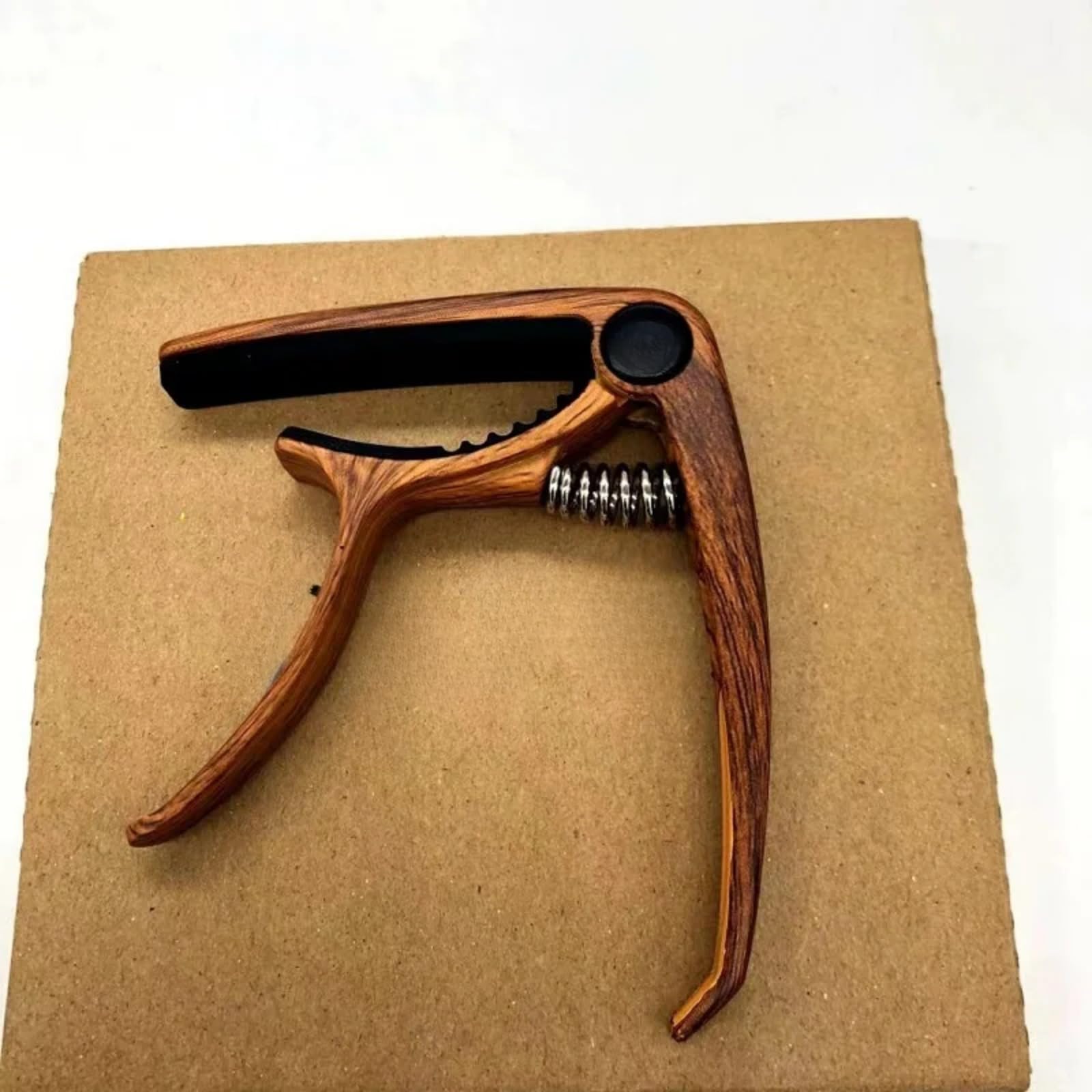 Capodastre de guitare personnalisé gravé en bois/métal capodastre de musique professeur de musique cadeaux pour lui papa hommes mari petit ami cadeau musicien bande accessoires de guitare (1 pièce)