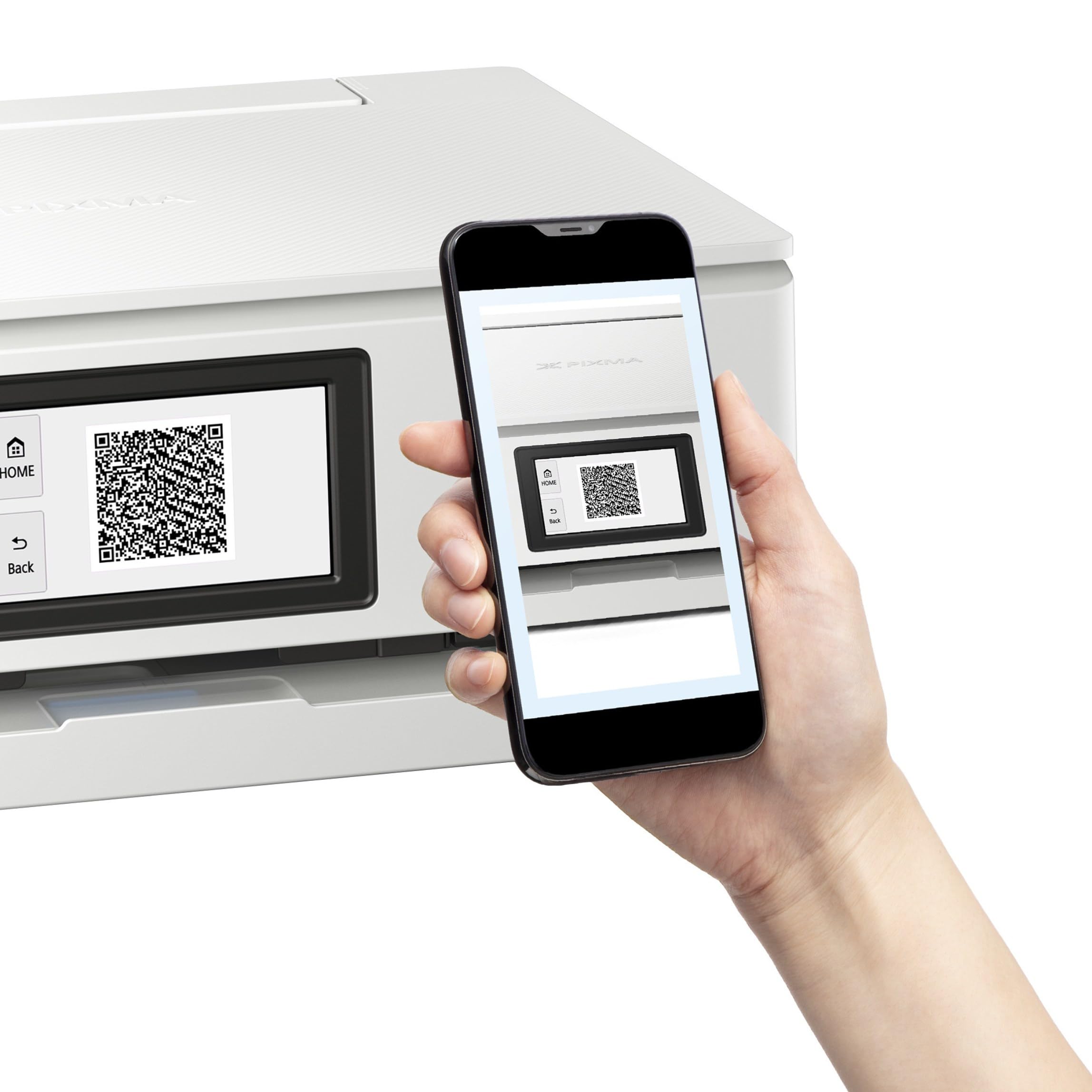 IC-Office TS8751 Tintenstrahl Multifunktionsdrucker 3-in-1 (Drucken, Kopieren, Scannen, SD-Karte, Duplex, WLAN, AirPrint) weiß + 6 XXL Tintenpatronen