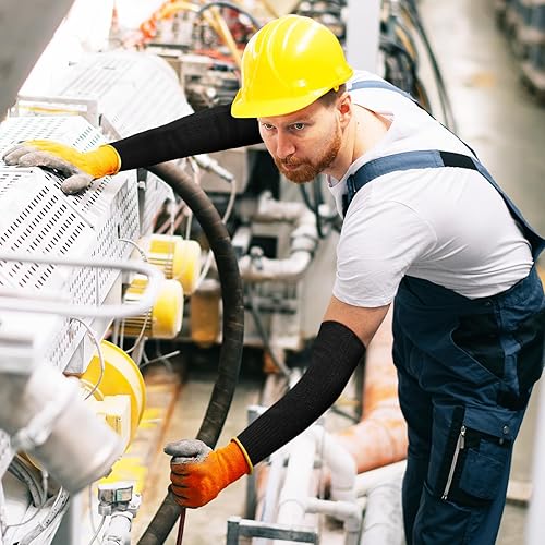 Miniatura 26 de 3 pares de protectores de brazo para piel fina y moretones, resistente a los cortes, manga de antebrazo, manga de protección contra quemaduras