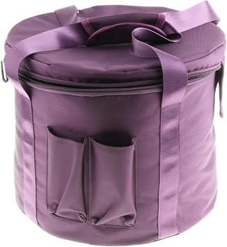 DYNWAVE Crystal Singing Bowls Carry Case Sound Bowl Case Comfortable Carry Tote Thick Padded Travel Bag with Linings for Outdoor Yoga, 14 inch
