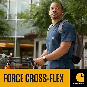 Carhartt Scrubs C16110 Men's Force Cross-Flex Modern Fit Chest Pocket