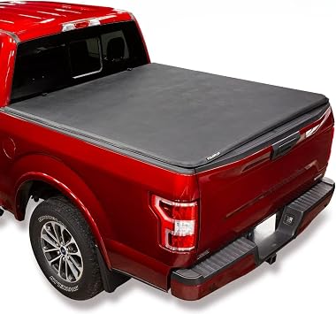 LEER FOLDITUP Soft Folding Tonneau Cover, Fits 2015-2026 Ford F150 with 56" Truck Bed