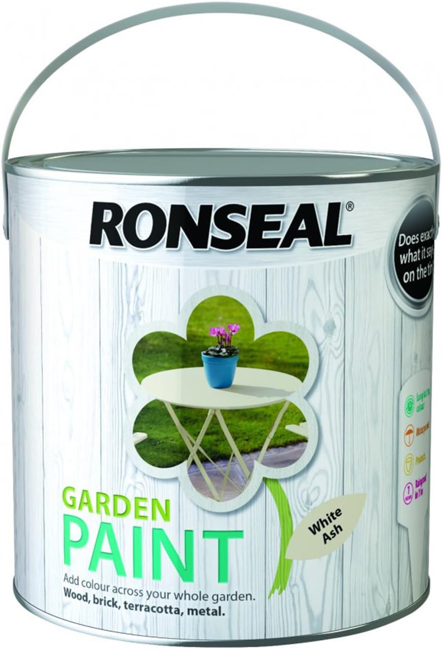 Ronseal Garden Paint 2.5L White Ash